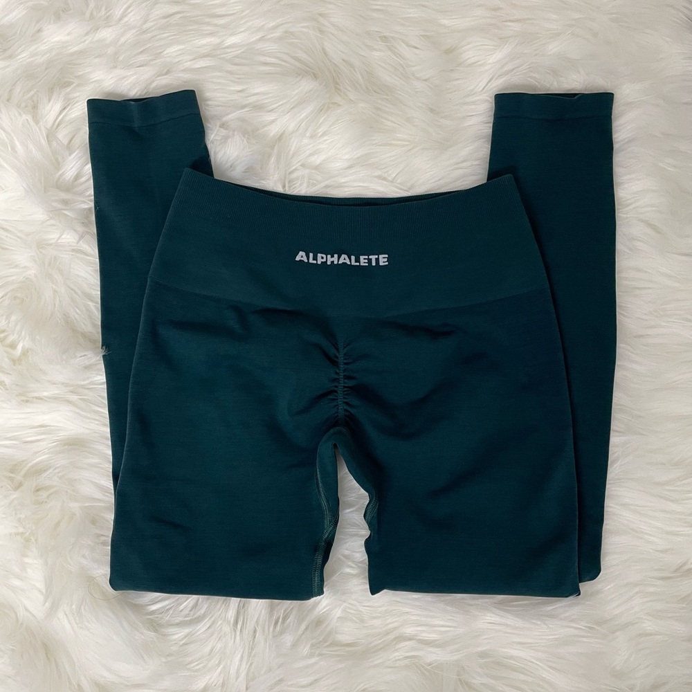 Alphalete amplify teal leggings